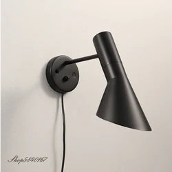 Nordic Industrial Wall Lamps Indoor Lighting Wall Sconce Loft Stair Lights Bedroom Lamps Fixtures Wall Light with EU/US/AU Plug