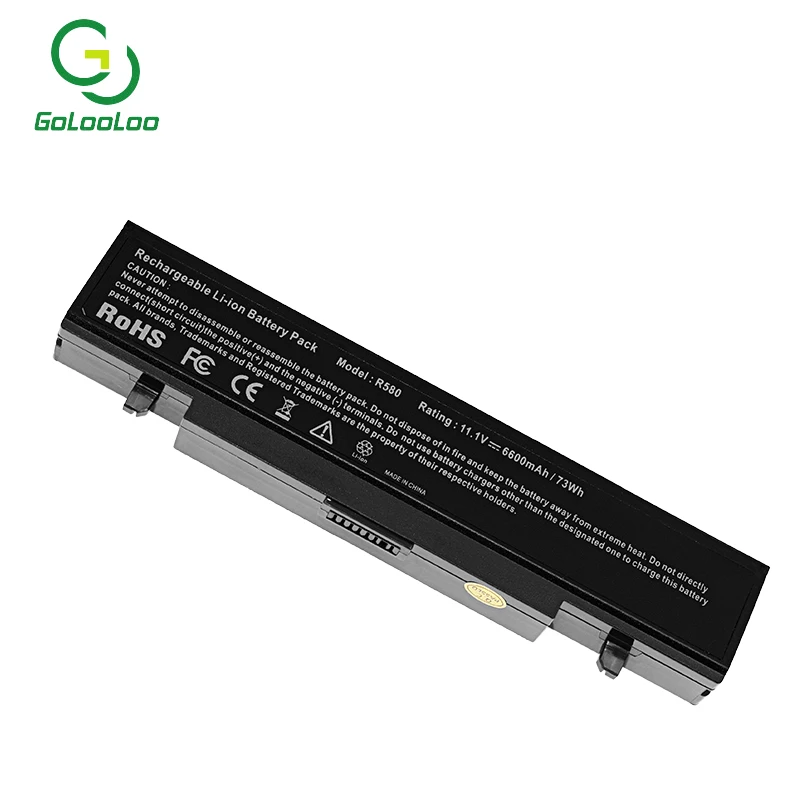 Golooloo 11.1V 6 cellules batterie d\'ordinateur portable pour Samsung AA-PB9NS6B AA-PB9NC6B PL9NC6W NP350V5C 355V5C np300v5a NPcape P7C RV508 R428