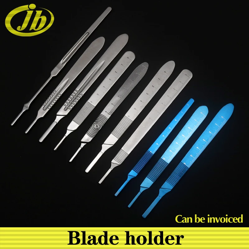 Surgical knife handle titanium alloy a scale surgical operating instrument surgical knife 3# 4#