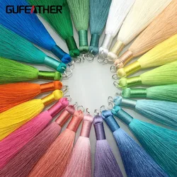 GUFEATHER L63/8cm Silk tassel/jewelry accessories/accessories parts/diy accessories/hand made/jewelry making/diy jewelry