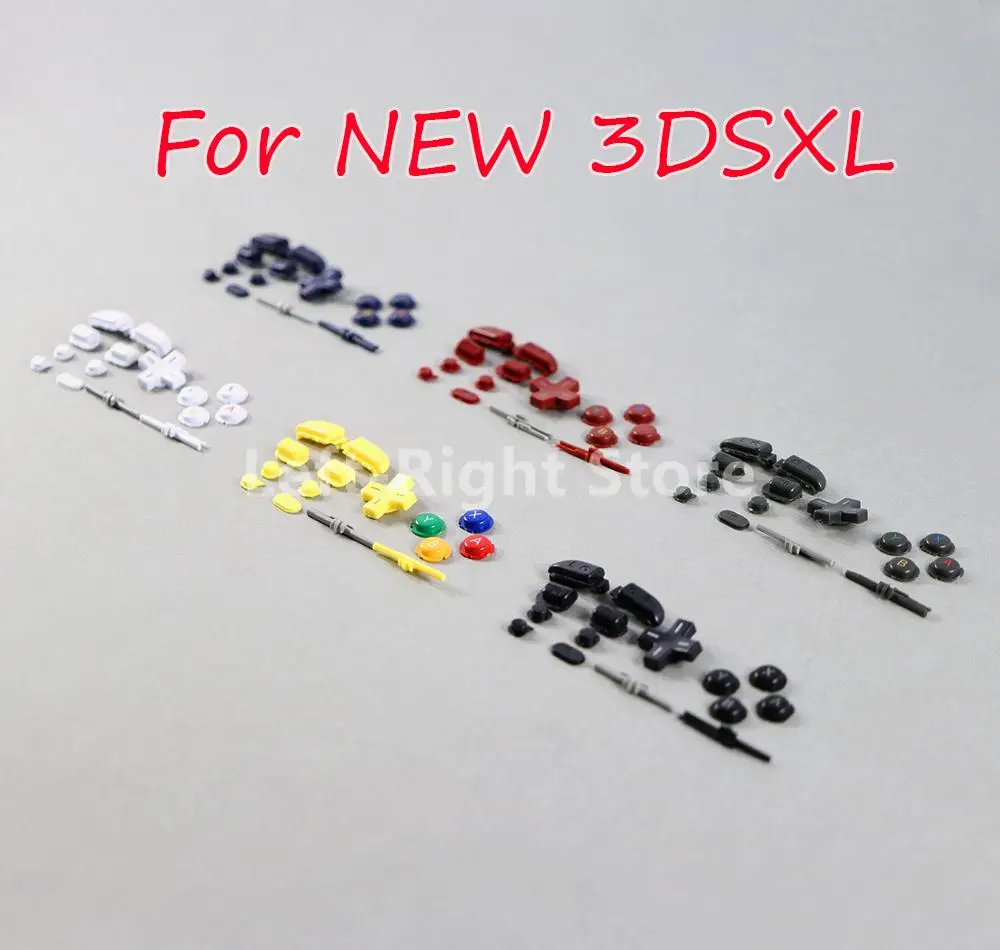 2 مجموعات لنينتندو جديد 3DS XL/جديد 3DS LL 2015 النسخة الجديدة D الوسادة لنينتندو جديد 3DSXL وحدة التحكم أ B X YButton أزرار الطاقة المنزلية