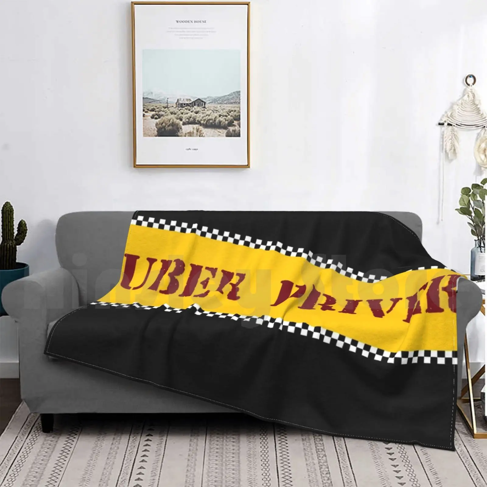 بطانية Uber Driver Fashion Custom Uber Driver Taxi Driver Update Travis Travis Bickle Yellow Cab Satire Taxi