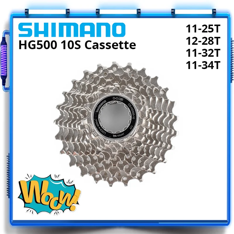 Shimano Tiagra 4600 4700 CS-HG500 10 Speed Mountain Road Bike Cassette Flywheel 11-25 12-28 11-32 11-34t