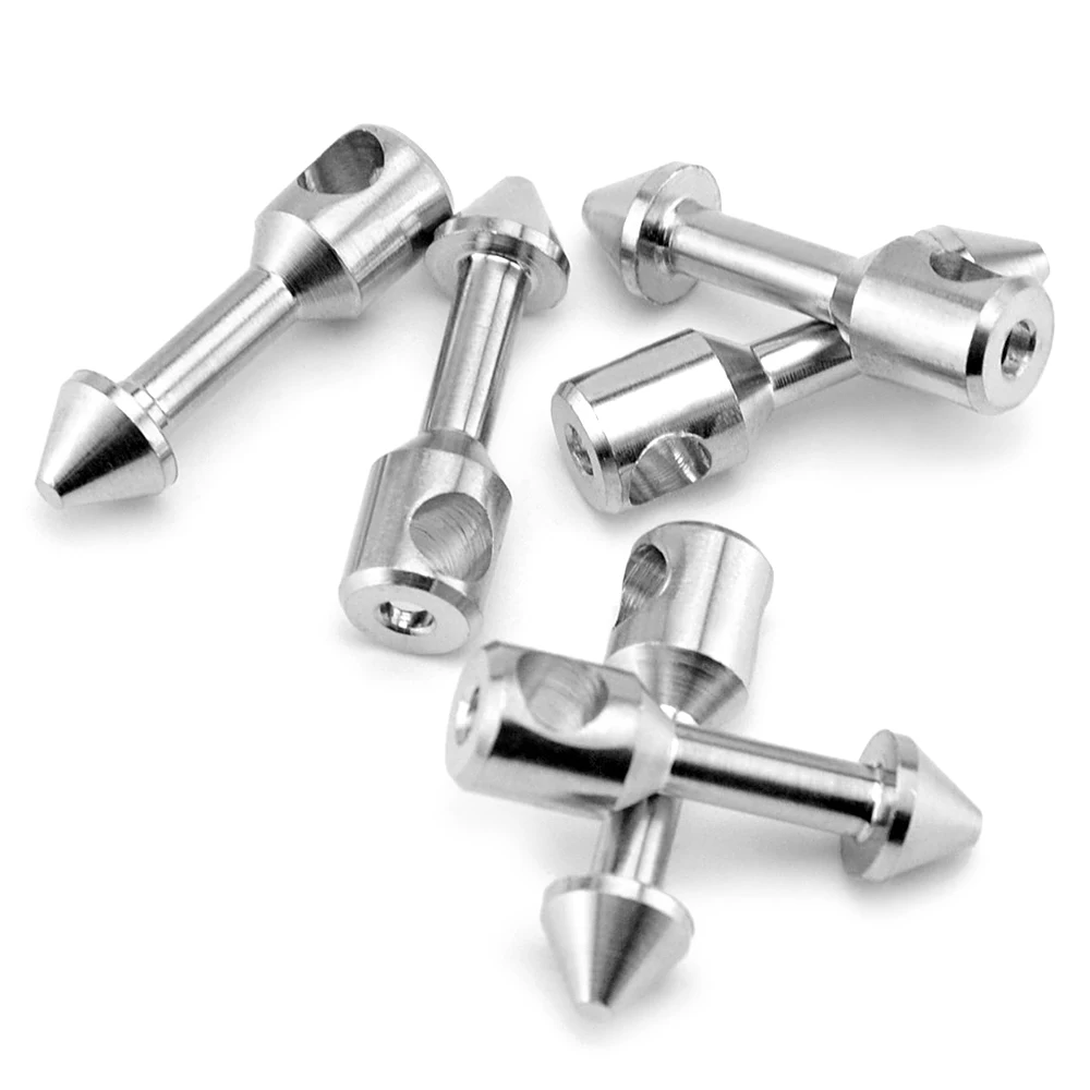 6 قطعة 316 الفولاذ المقاوم للصدأ عظم الترقوة Spearfishing Speargun العصابات دائم Spearfishing عظم الترقوة ملحقات صيد سمك