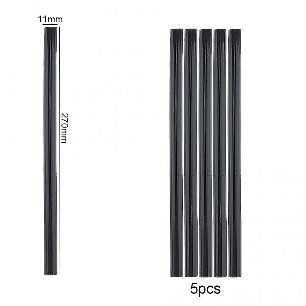 5/10/20/30/50/100pcs colla a caldo nera stick adesivi strumenti fai da te per la riparazione della colla a caldo in lega di stoccaggio dell'armadio da cucina