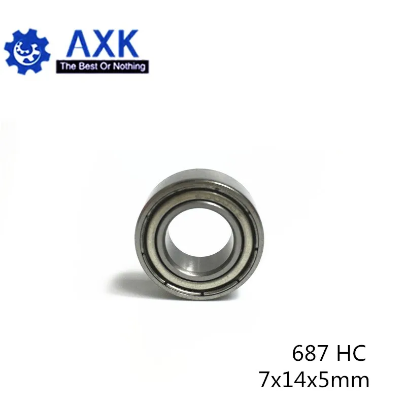 

687 Hybrid Ceramic Bearing 7*14*5 mm ABEC-1 ( 1 PC) Industry Motor Spindle 687HC Hybrids Si3N4 Ball Bearings 3NC 687RS