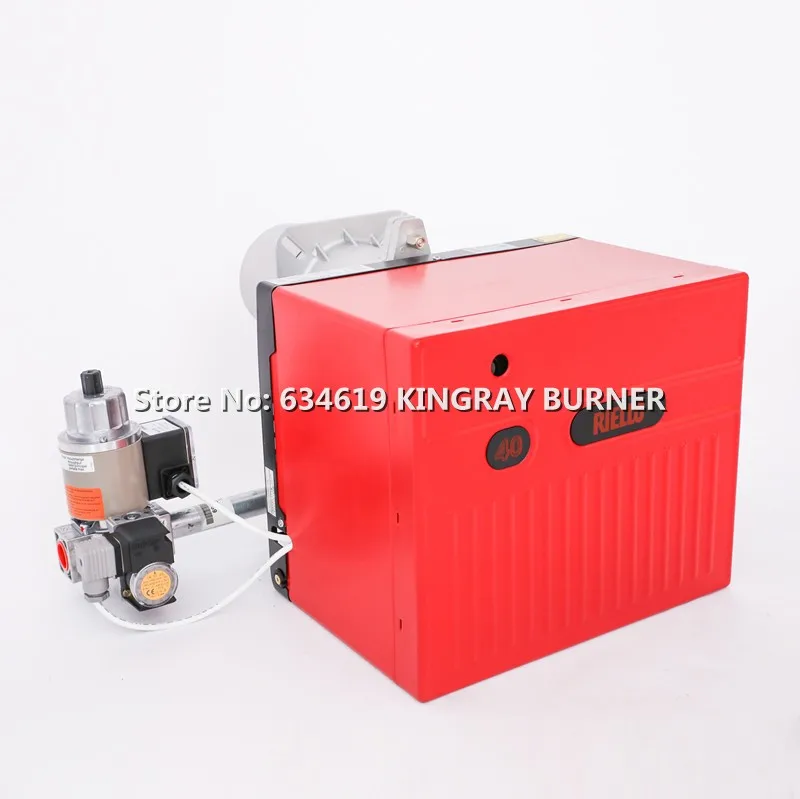 RIELLO LPG / NG Gas Fired Burner Propane Oven Burner Industrial Natural Gas Heating Heater With Solenoid Valve