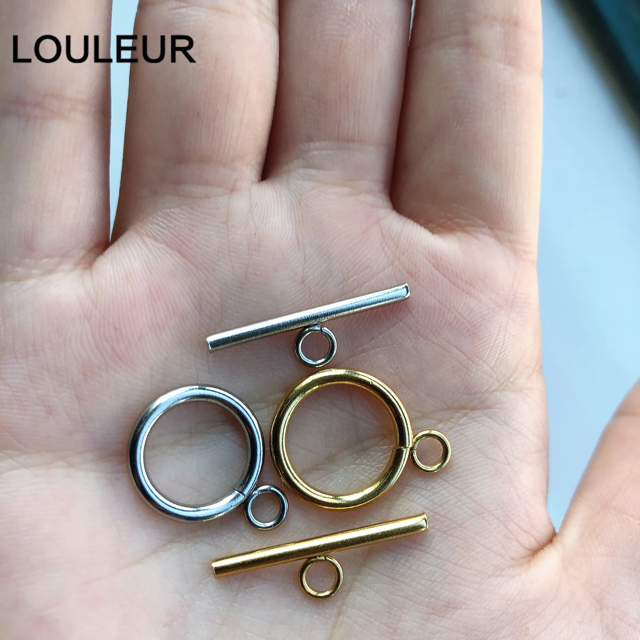 4sets Edelstahl OT Toggle-haken Toggle-haken Schnalle Anschlüsse Für DIY Armband Halskette Schmuck Finden Liefert – Detail 8