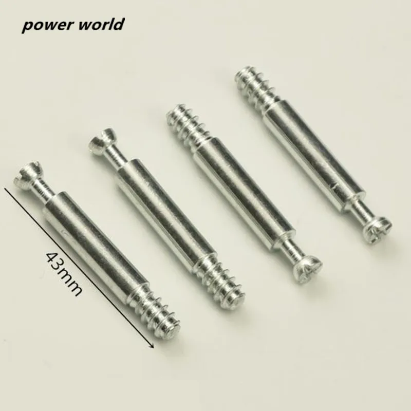 10pcs 2 in 1 Connecting piece woodworking screw furniture cabinet fixer connector hardware accessories nut eccentric