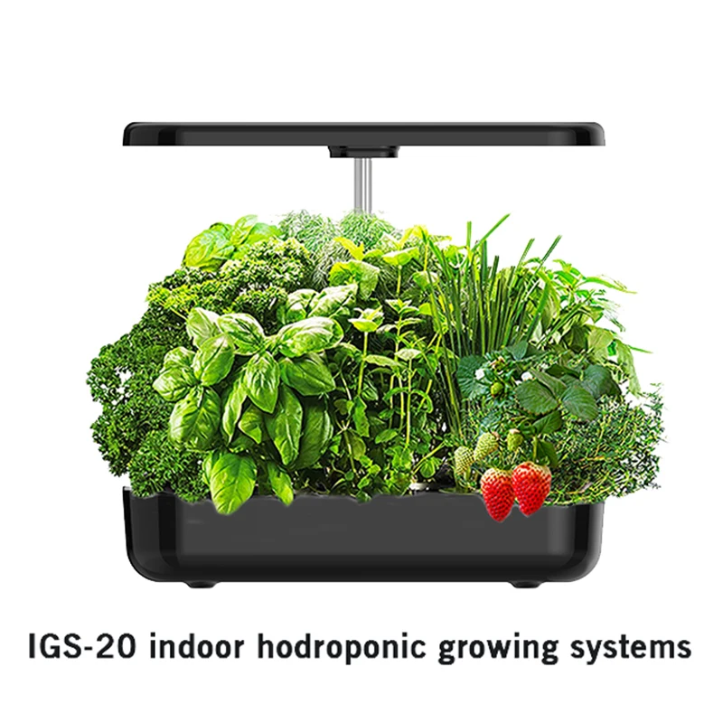 

Hydroponics Growing System 12 Pods Indoor Herb Garden With Led Grow Light Smart Garden Planter For Home Kitchen Automatic Timer