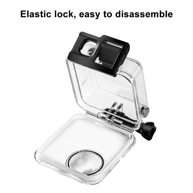 Waterproof Case 45m Underwater Diving Protective shell With Buoyancy stick For Gopro max 360 Panoramic Camera Accessories