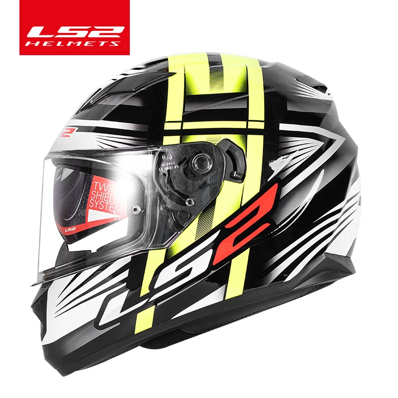 LS2 Global Store LS2 FF328 Stream motorcycle helmet dual lens helmet built-in sun visor casque moto helmet DOT Approved