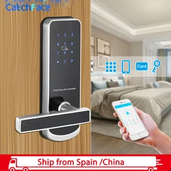 Waterproof Electronic Door Lock with TTlock APP  WIFI Smart Touch Screen Lock Digital Code Keypad Deadbolt For Home Apartment