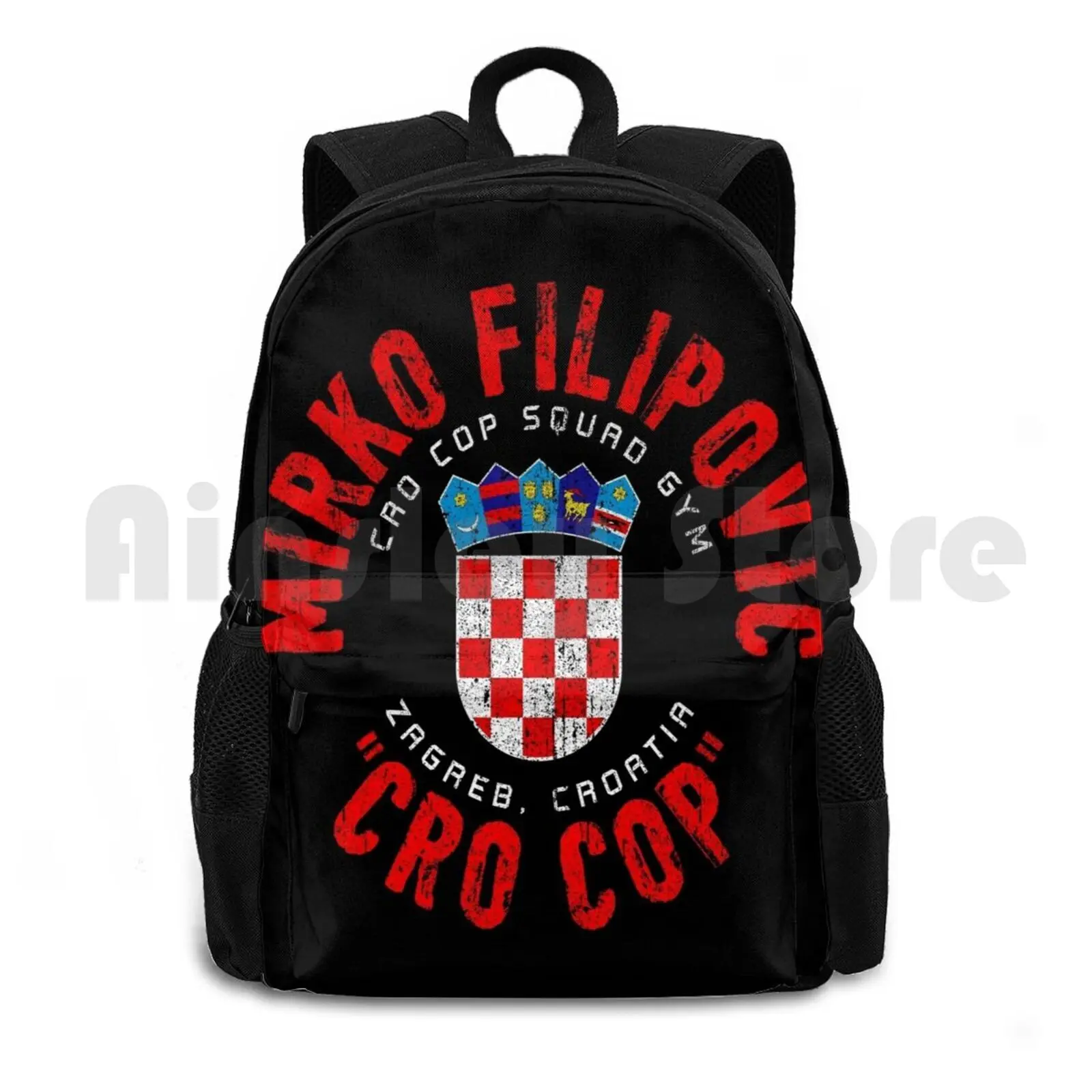 Mirko Cro Cop Filipovic Outdoor Hiking Backpack Waterproof Camping Travel Knockout Bjj Ko Bjj Mixed Martial Arts Champ Jiu