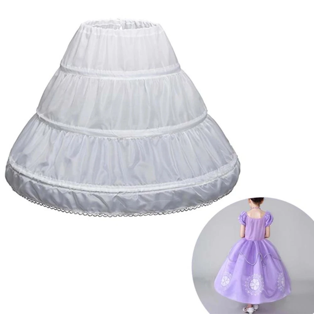 Abito da ballo sottoveste bambini Mini Tutu 1 strato crinolina gonna accessori da sposa In magazzino