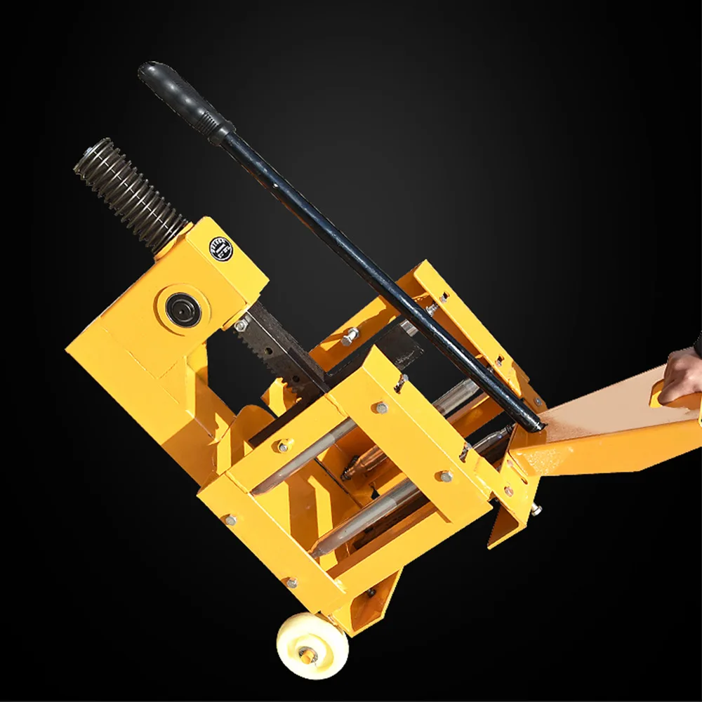 Manual bricks cutting machine, Foam brick cutting tool , punch leather die cutting machine carbon steel blade