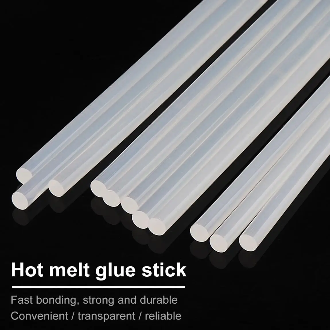 Hot Melt Gun Glue Sticks  30pcs/50pcs/100pcs set 7mmx100mm Transparent Gun Adhesive DIY Tools for Hot Melt Glue Gun