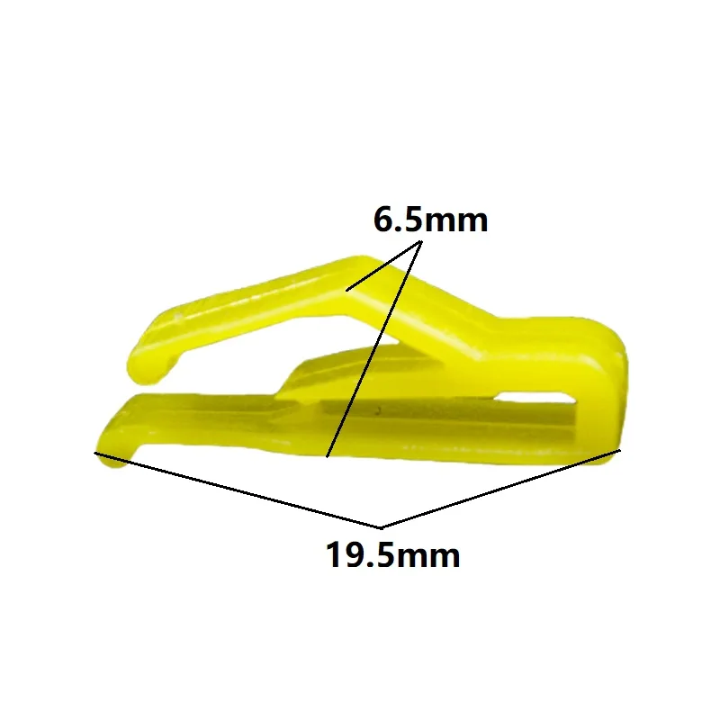 30Pcs Yellow Dashboard Trim Plastic Retainer Clips for Car Console Instrument Panel Dash Dashboard Trim Accessories