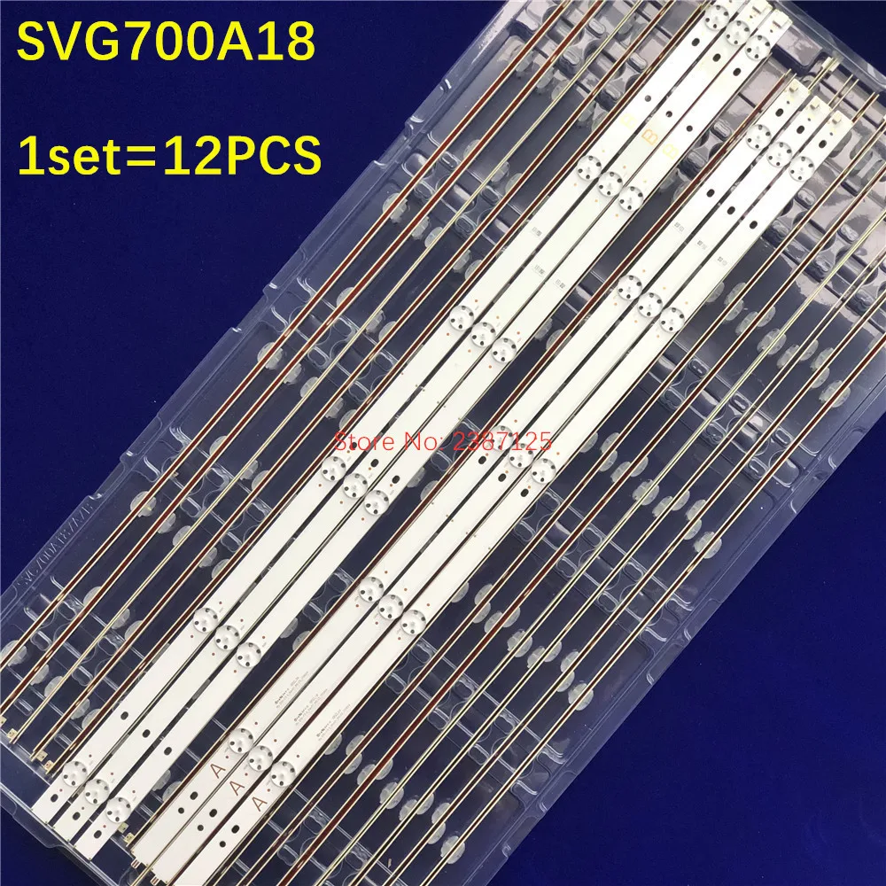 

1set=12pcs VIZIO D70-F3 VER. LFTRXCLU LED Backlight 18y D70-F3 A_Rev01_66LED_170804 18y D70-F3 B_Rev01_66LED_171018