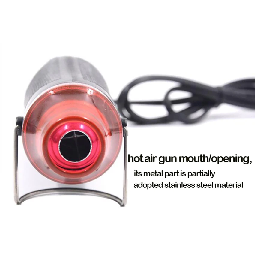220V 300W Không Khí Nóng Súng Vòi Phun, súng Bắn Nhiệt Cao Su Tem Hướng Dẫn Sử Dụng Định Hình Nhiệt Dụng Cụ Chế Biến Gốm Tự Làm Nhiệt Màng Co