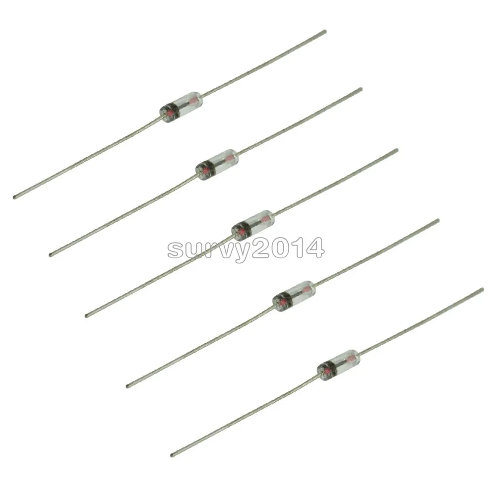 5 PCS GERMANIUM DIODE 1N34A DO-7 1N34 IN34A