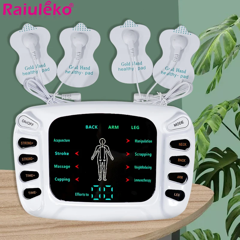 Appareil de massage EMS complet du corps, électrostimulateur numérique à fréquence, stimulateur musculaire par impulsions méridiennes, amincissant