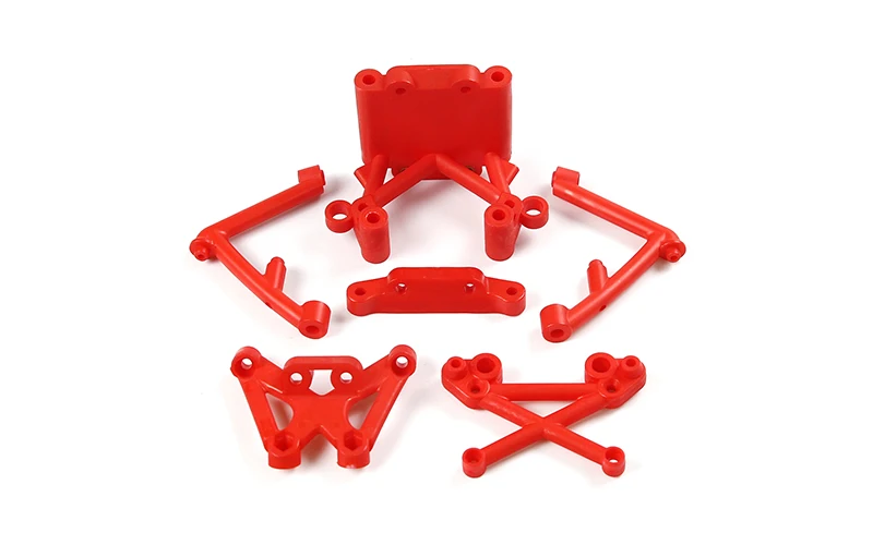 Nylon Front Bulkhead Shock Towers Brace Kit for HPI Baja 5B 5T 5SC King Motor Baja and Rovan Baja Buggy and Tru