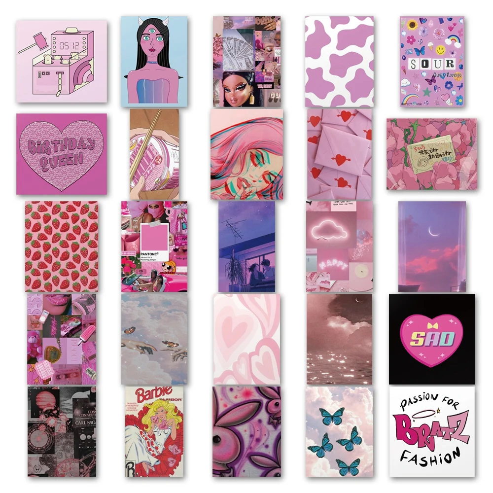 Rosa adesivos para scrapbooking, 50pcs, adesivos para álbum, diy, diy, diy