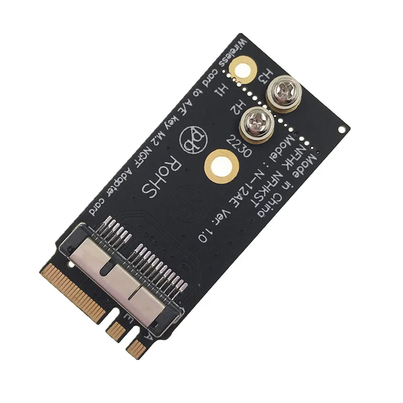 

BCM94360CS2 BCM943224PCIEBT2 BCM94331CSAX BCM94331CD BCM94360CS BCM943602CS Wireless Card to NGFF M.2 Key A/E Adapter for Mac OS