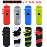 Silicone Case Protective Cover Shield Wrap Sleeve Skin with free lanyard For smok nord 2