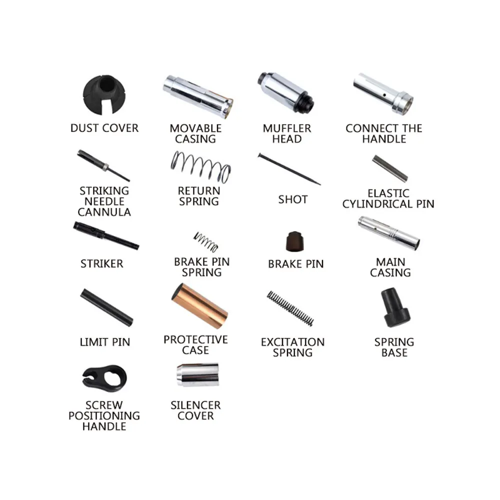 Power Tools Stalen Nagels Guns 32-52Mm Klinknagel Tool Low Noise Installatie Thuis Diy Arbeidsbesparende Tool