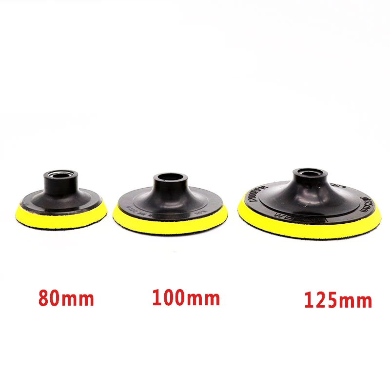 1PCs Backing Pad Car Polisher Bonnet Dia Inch Angle Grinder Wheel Sander Paper Disc Auto Polishing Machine Tool Self-Adhesive