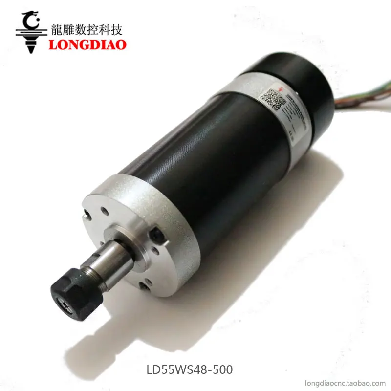 

48V 500W Brushless Electric Spindle 12000 Turn Large Torque Spindle Robotic Grinding Drill Deburring Motor