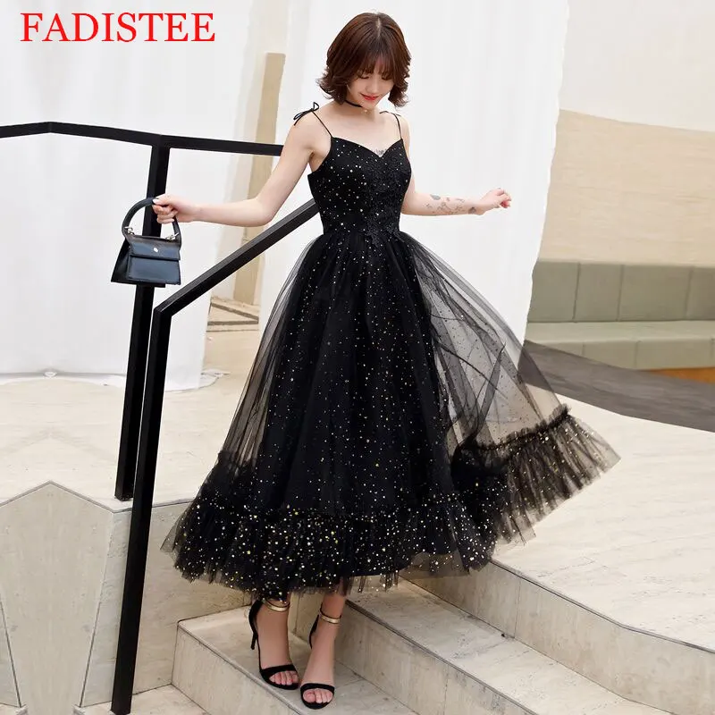 New Style Black Prom Party Evening Dresses Vestido De Noiva Simple Robe De Soiree вечерние платья Lace-up