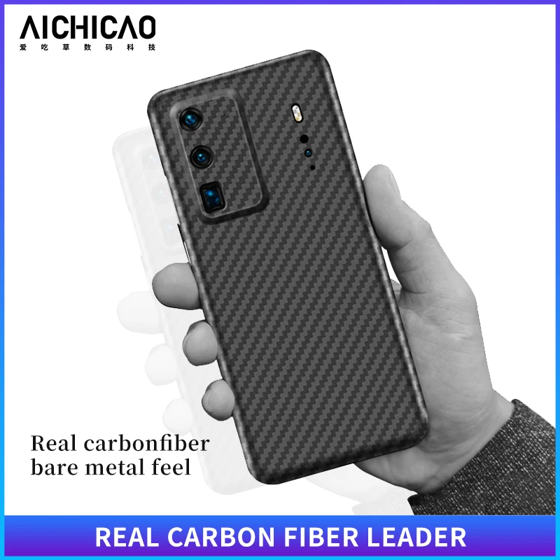 ACC- Real Carbon Fiber Phone Case for Huawei P40 Pro Plus Ultra-thin Phone Cover,Aramid Fiber Matte phone case