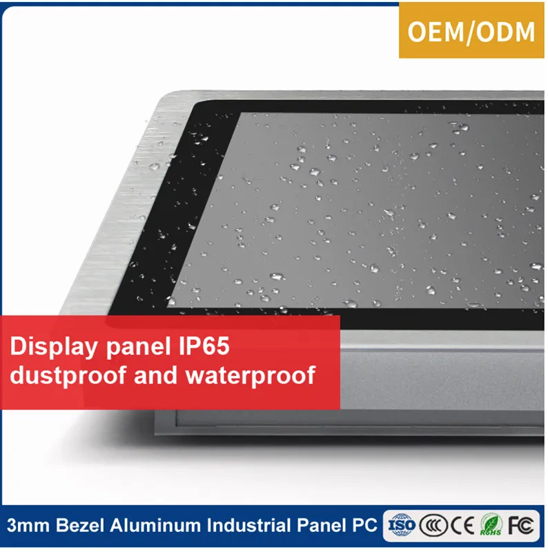 

Metal Frame LCD Embedded Open Frame 15 inch Industrial Wall-mounted Touch Screen Monitor