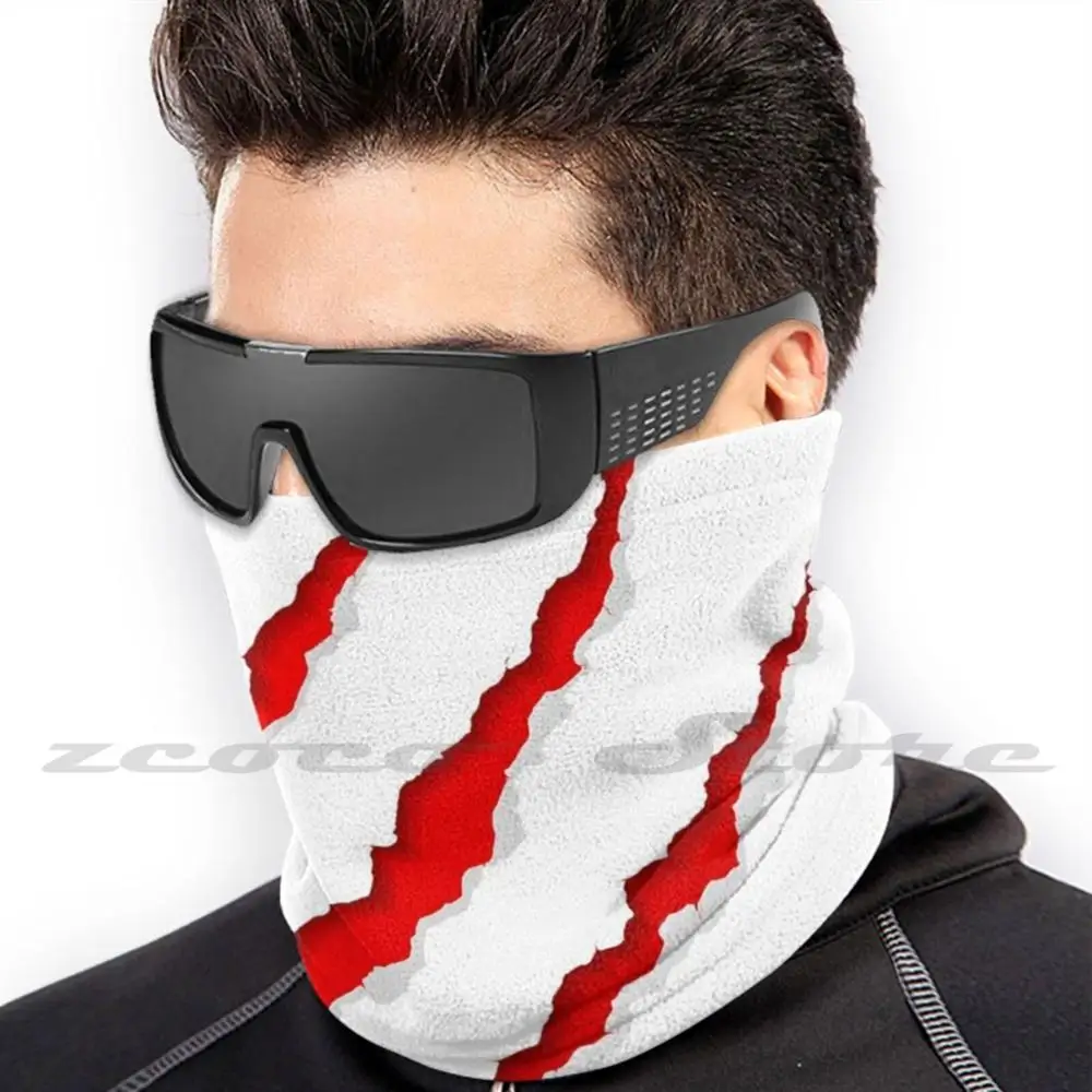 Scratch Masker Doek Herbruikbare Print Filter Wasbaar Kras Rip Case Android Android Case Wit Case Wit Wit Rood Esthetische