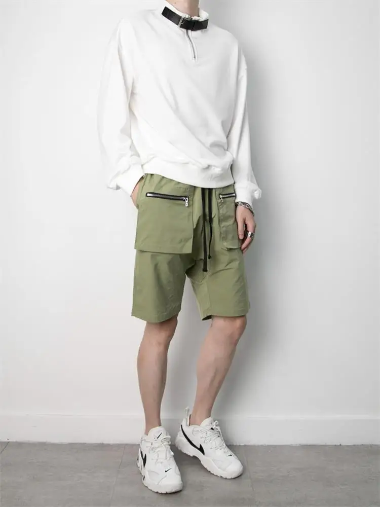 Mannen Zomer Dark Cargo Trend Losse Casual Shorts Harlem Broek Harembroek Mode Gaat Met Alles