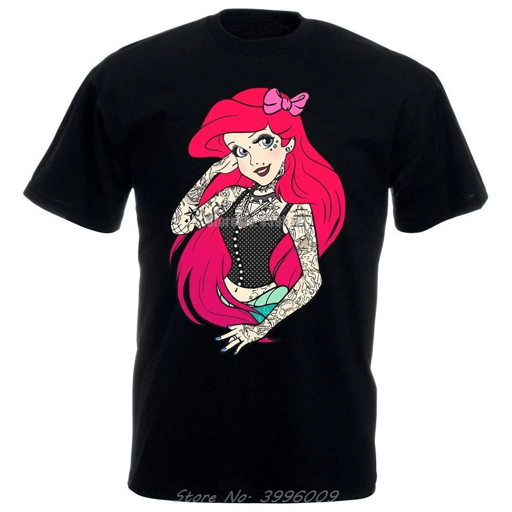 Gothic Pretty Punk Princess Swag Funky Boys Men T Shirt Top Tee Cartoon T Shirt Men Unisex New Fashion Tshirt Funny