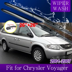 Car Wiper Blade for Chrysler Voyager 2001 2002 2003 2004 2005 2006 2007 Front Windshield Windscreen Wipers Car Accessories