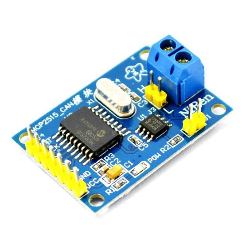 MCP2515 CAN Bus Driver Module Board TJA1050 Receiver SPI For 51 MCU ARM Controller Interface For Arduino Electronic DIY Kit