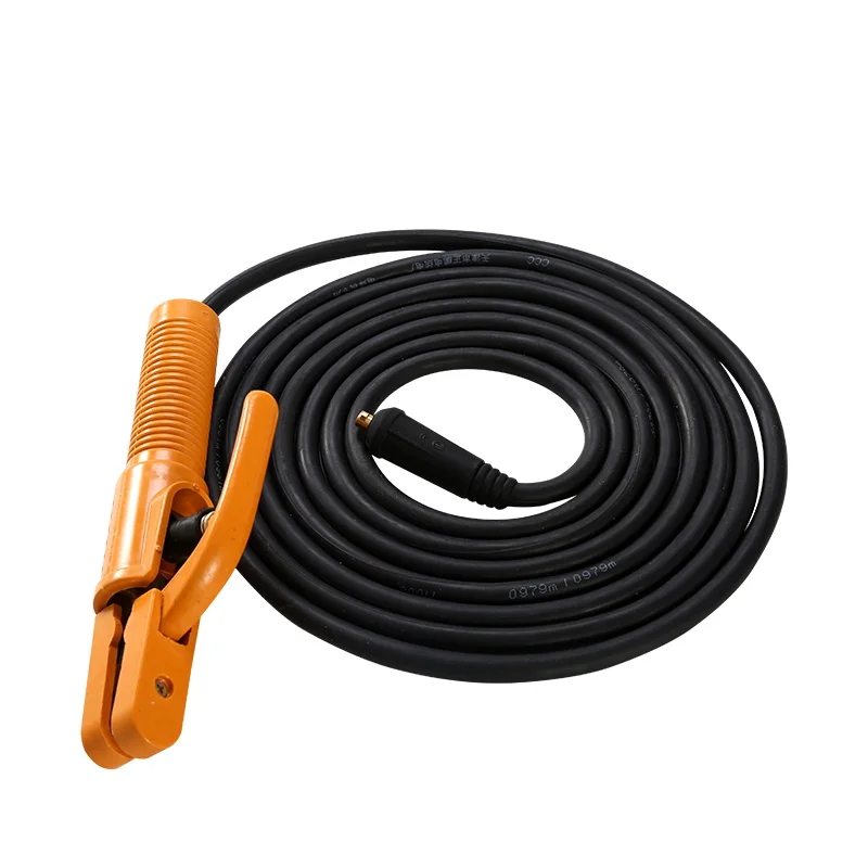 Juego de Clip de abrazadera de tierra de soldadura Groud 300A para máquina de soldadura de arco Mig Tig, soporte de electrodo, Cable de 5M +