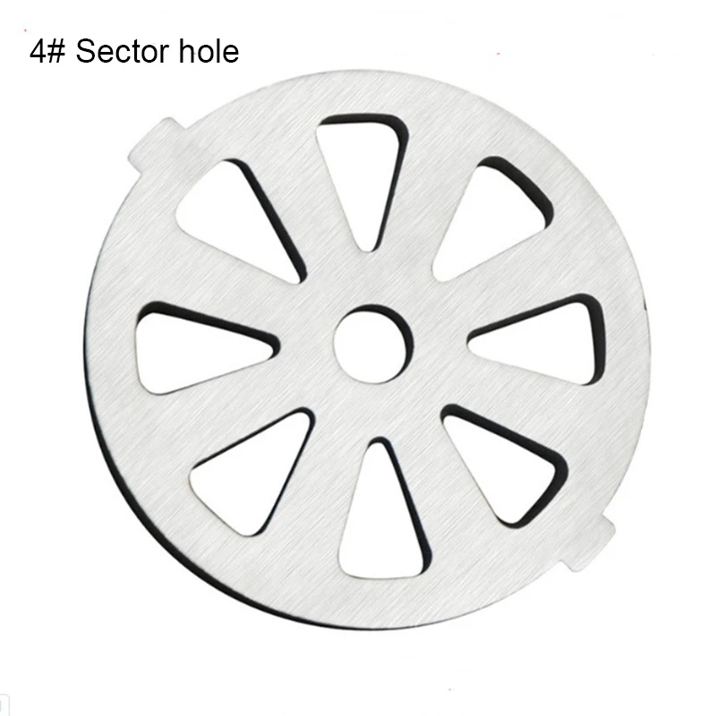 Meat Grinder Plate Net Knife Meat Grinder Parts stainless Steel Meat Hole Plate for 55mm Diameter Meat Grinder