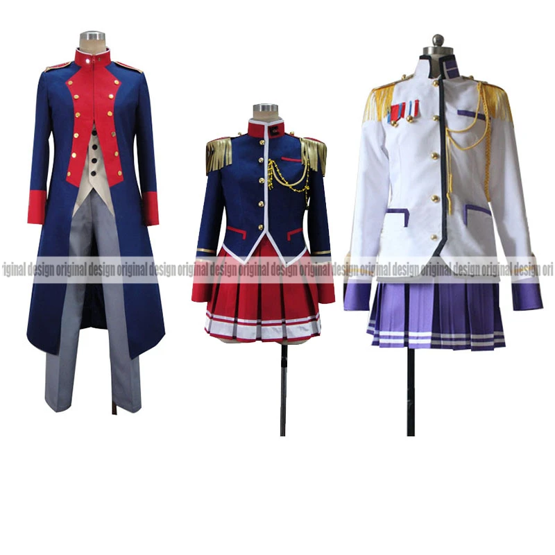 

Walkure Romanze Takahiro Mizuno Mio Kisaki Noel Marres Ascot Clothing Cosplay Costume,Customized Accepted