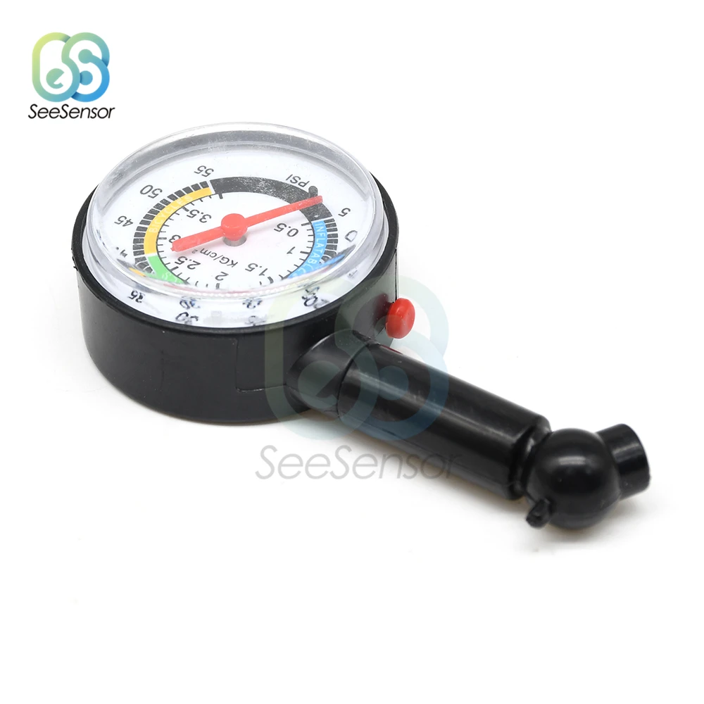 Car Tyre Tire Pressure Gauge For Car Auto Motorcycle Truck Bike Dial Meter Vehicle Tester Pressure Tyre Measurement Tool