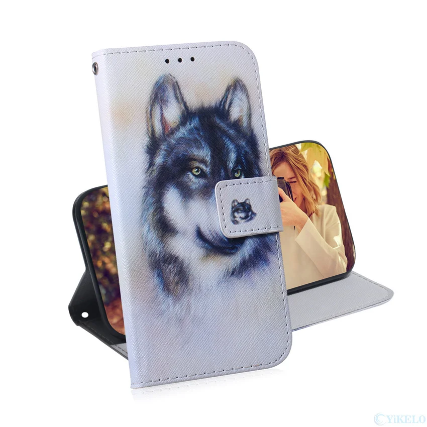Animal Painted Case For Redmi Note 6 6A 7 7A 8A 8 8T 9 9A 9C 9S 10 10S Pro 5G Book Flip Leather Phone Cover Wallet Card Stand