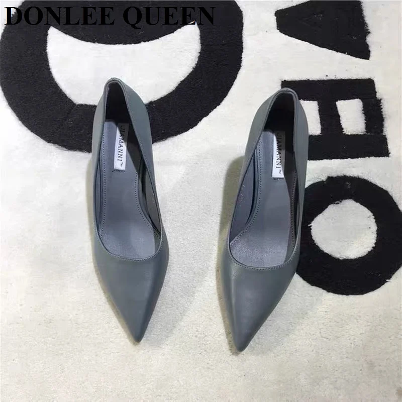 DONLEE QUEEN Female Women Pumps Sexy High Thin Heel Pointed Toe Shallow Shoes For Party Wedding Shoe Lady Pumps zapatos de mujer