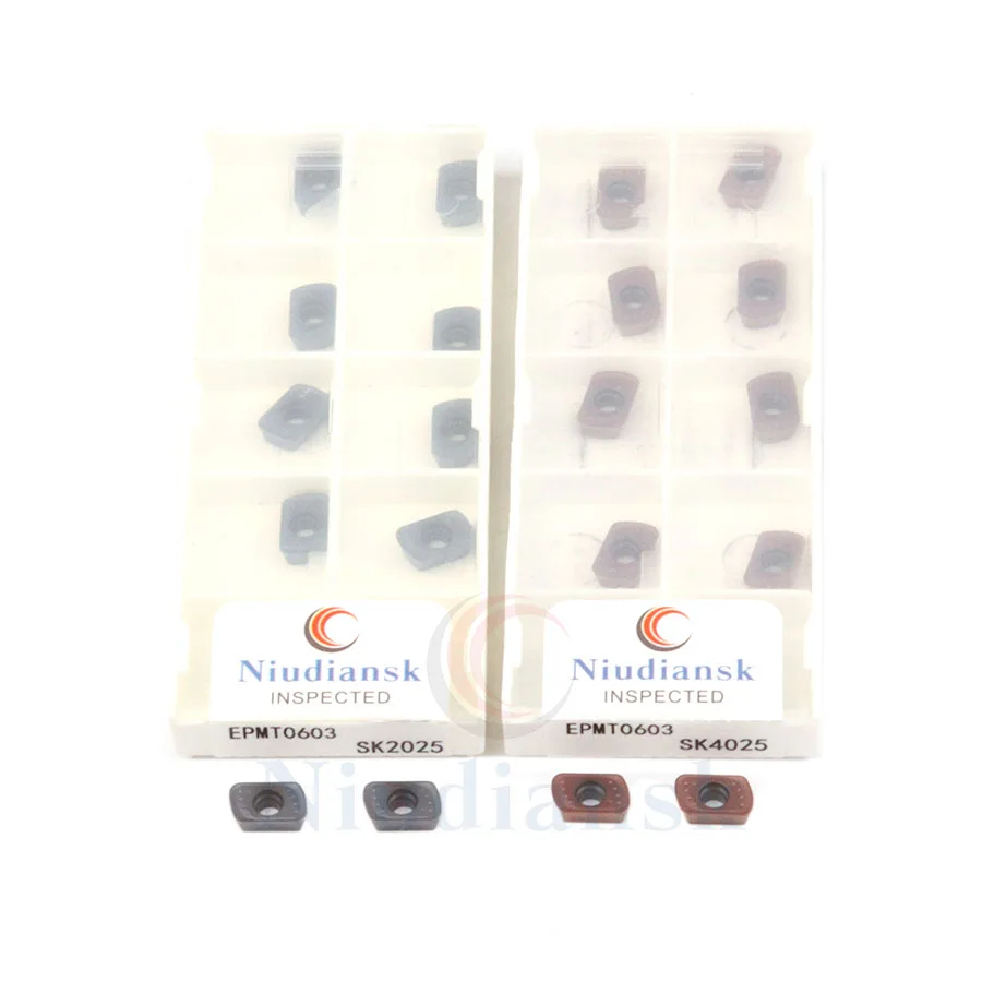 EPMT0603 SK2025 EPMT0603 SK4025 شفرة طحن آلات تقطيع آلة خرط تعمل بالتحكم الرقمي بواسطة الحاسوب أدوات الصلب و الفولاذ المقاوم للصدأ تحول أدوات