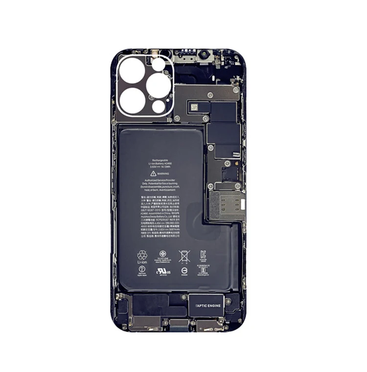 High Simulation Repair Assemble Wrap Skin Phone Back Paste Sticker For iPhone 13 Pro 12 Mini 14 Pro MAX XR XS 8 7 6S Plus Skin