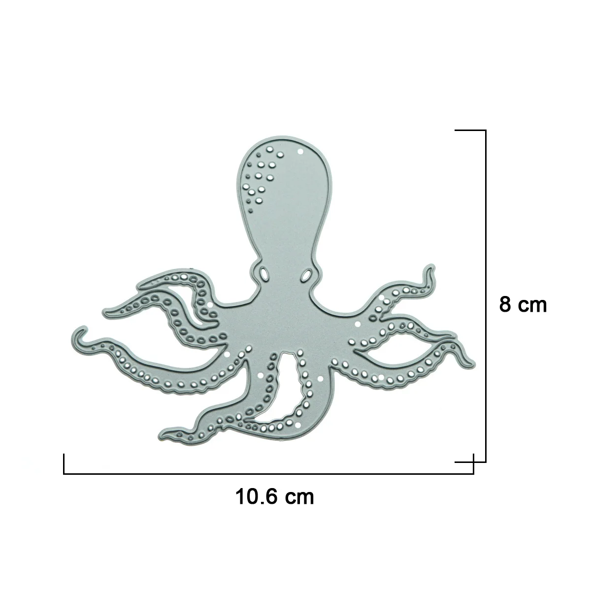 For Ocean Clip Art Octopus Pattern Metal Cutting Dies Scrapbooking Cutter Stencil Diary Book Album Decorating